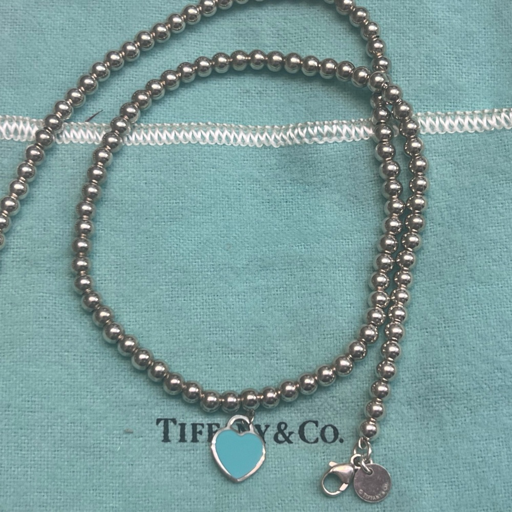 Return to Tiffany bead necklace